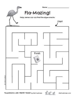 Flamingos Are Pretty Funky Maze