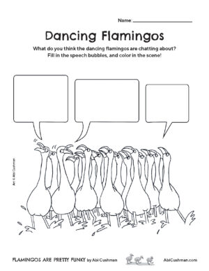 Flamingos Are Pretty Funky Activity Sheets