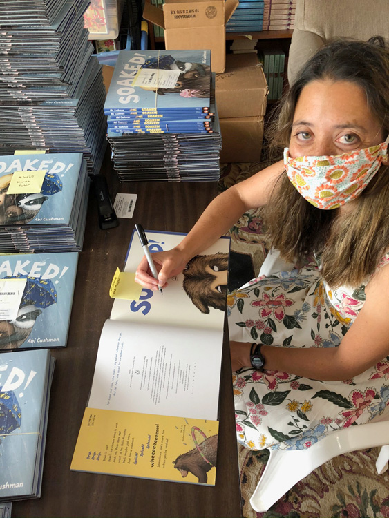 Signing pre-orders of SOAKED!