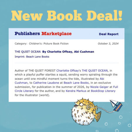 New Book Deal: The Quiet Ocean by Charlotte Offsay and illustrated by Abi Cushman.